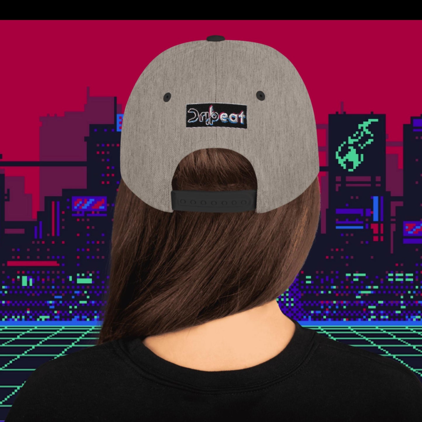 Pixel Pill Snapback Hat