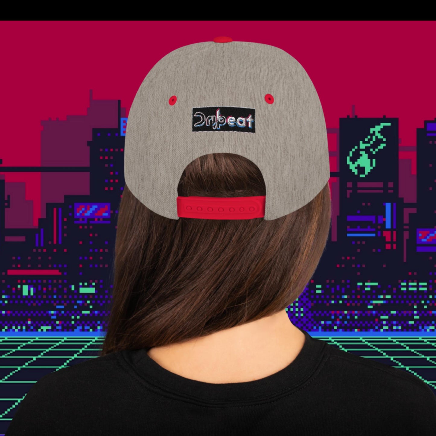 Pixel Pill Snapback Hat