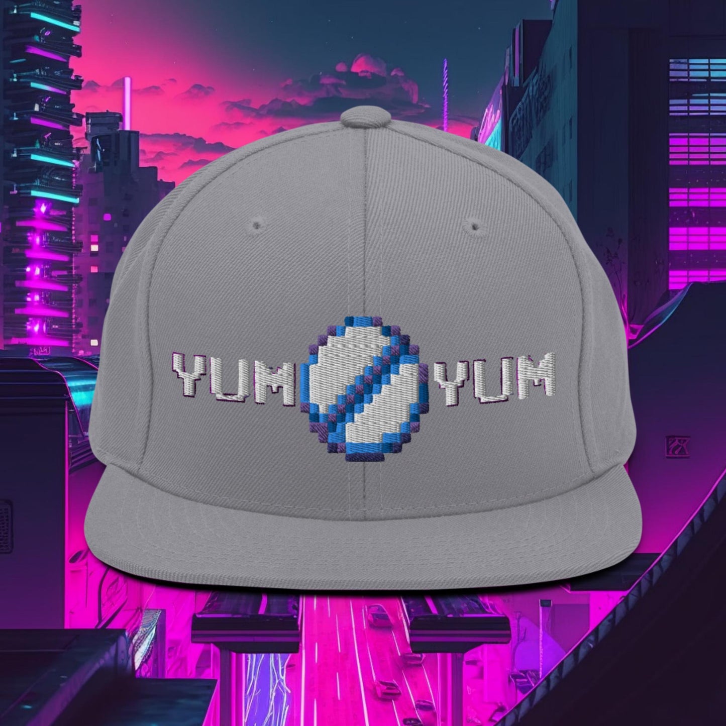 YumYum PixelPill Snapback Hat